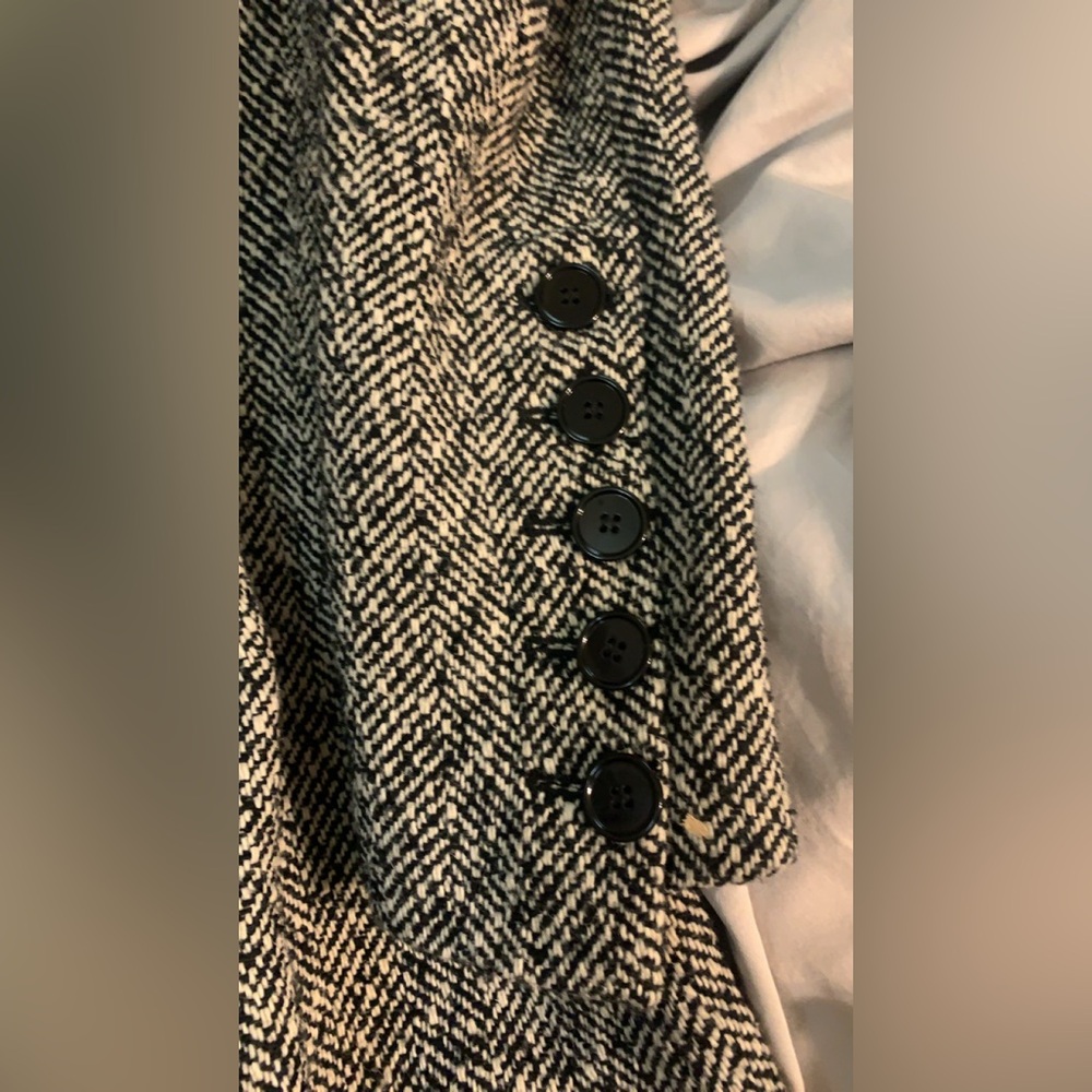 Express Tweed Button-Up Coat Medium - Picture 4 of 5